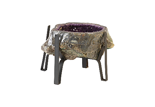 Picture of AMETHYST COFFEE TABLE METAL BASE