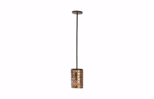 Picture of ARMOR PENDANT LAMP BRASS