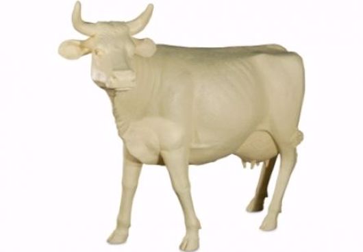 Picture of LIFE SIZE COW HEAD UP, OFF WHITE