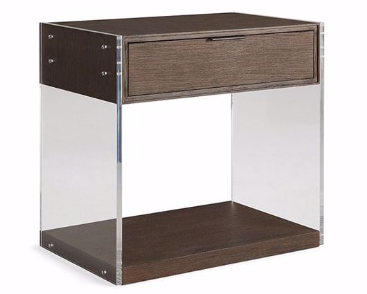 Picture of DALTON NIGHTSTAND WITH LUCITE