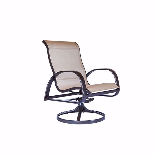 Picture of BAYSIDE SLING HIGH BACK SWIVEL DINING CHAIR