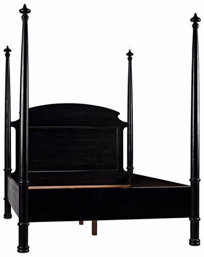 Picture of NEW DOUGLAS BED, QUEEN, HAND RUBBED BLACK