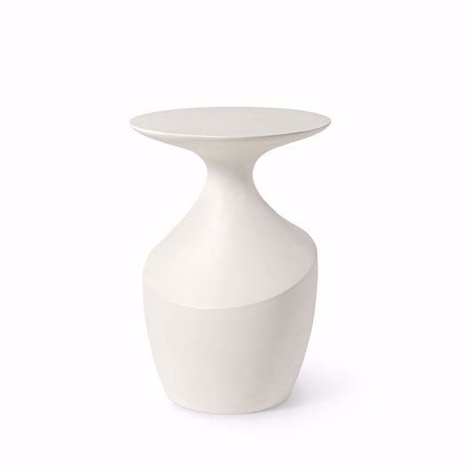 Picture of CHELSEA OUTDOOR SIDE TABLE, TALL WHITE