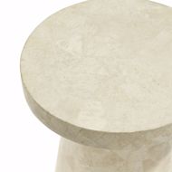 Picture of FOLEY STONE OUTDOOR SIDE TABLE SHORT WHITE