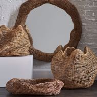 Picture of ANDORRA WICKER URN, SMALL NATURAL