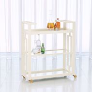 Picture of GRID BLOCK BAR CART-WHITE