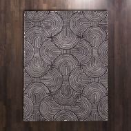 Picture of ARCHES RUG-BLACK/IVORY