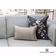 Picture of CHRISTIE PILLOW-SILVER/GUNMETAL