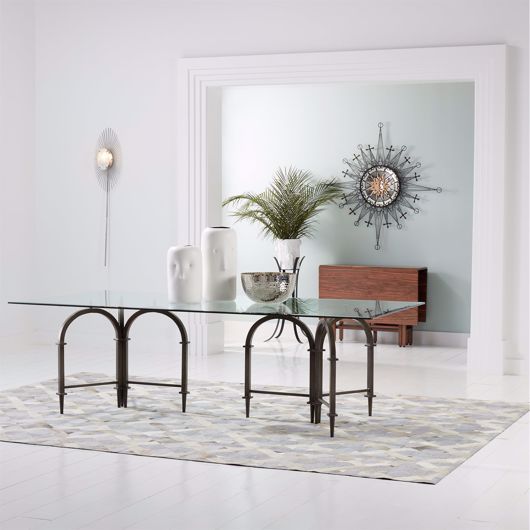 Picture of ACQUEDOTTO TABLE W/RECTANGULAR GLASS TOP - 48"X96"X1/2"