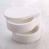 Picture of ALABASTER TEARDROP DOUBLE BOXES