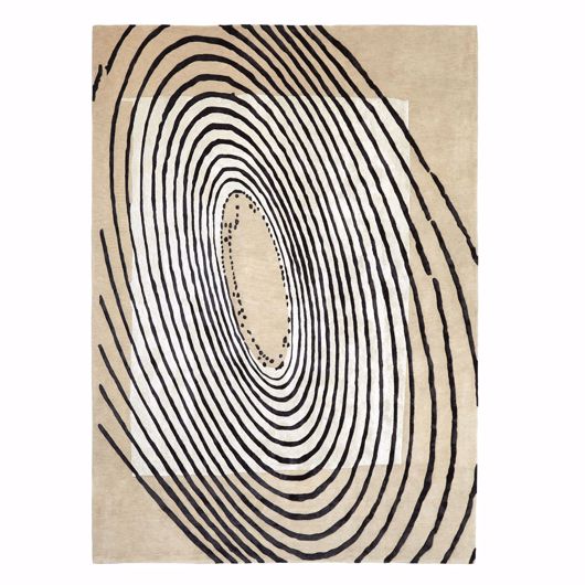 Picture of CONCENTRIC CIRCLES RUGS-FAWN