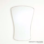 Picture of ~KEY MIRROR-SIMPLE SATIN BRASS