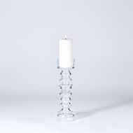 Picture of GLASS RIBBED CANDLEHOLDER/VASE