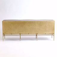 Picture of CRINKLE LONG CABINET - BRASS/BRONZE