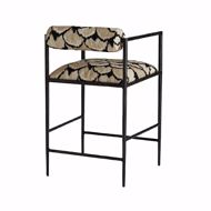 Picture of BARBANA COUNTER STOOL OCELOT EMBROIDERY