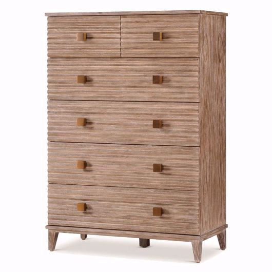 Picture of BELMONT TALL CHEST - RUSTIC GREY PINE