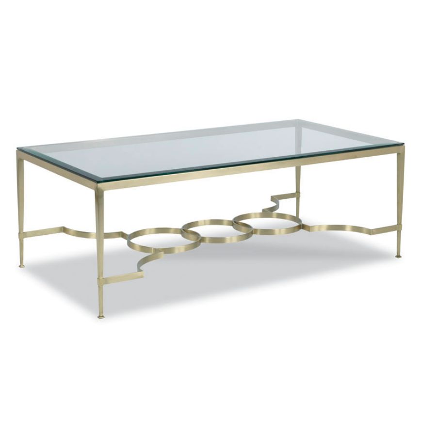 Picture of BRASS COCKTAIL TABLE